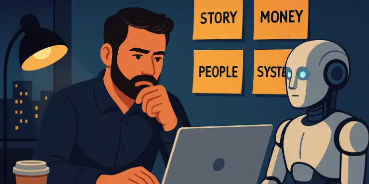 EP195: The Four-Sticky-Note Business Plan Every Founder Needs